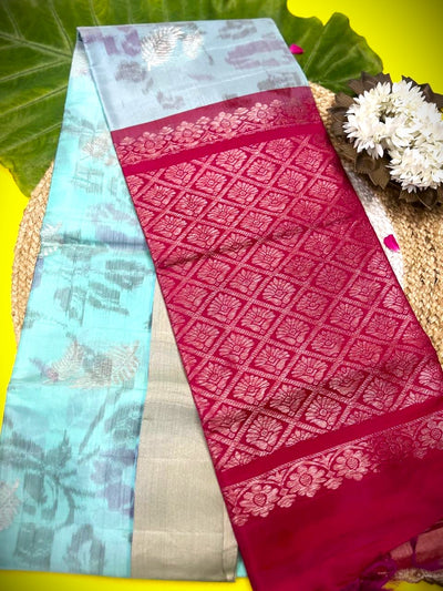 Pure handloom  soft silk saree m003|Light Weight |Krisa