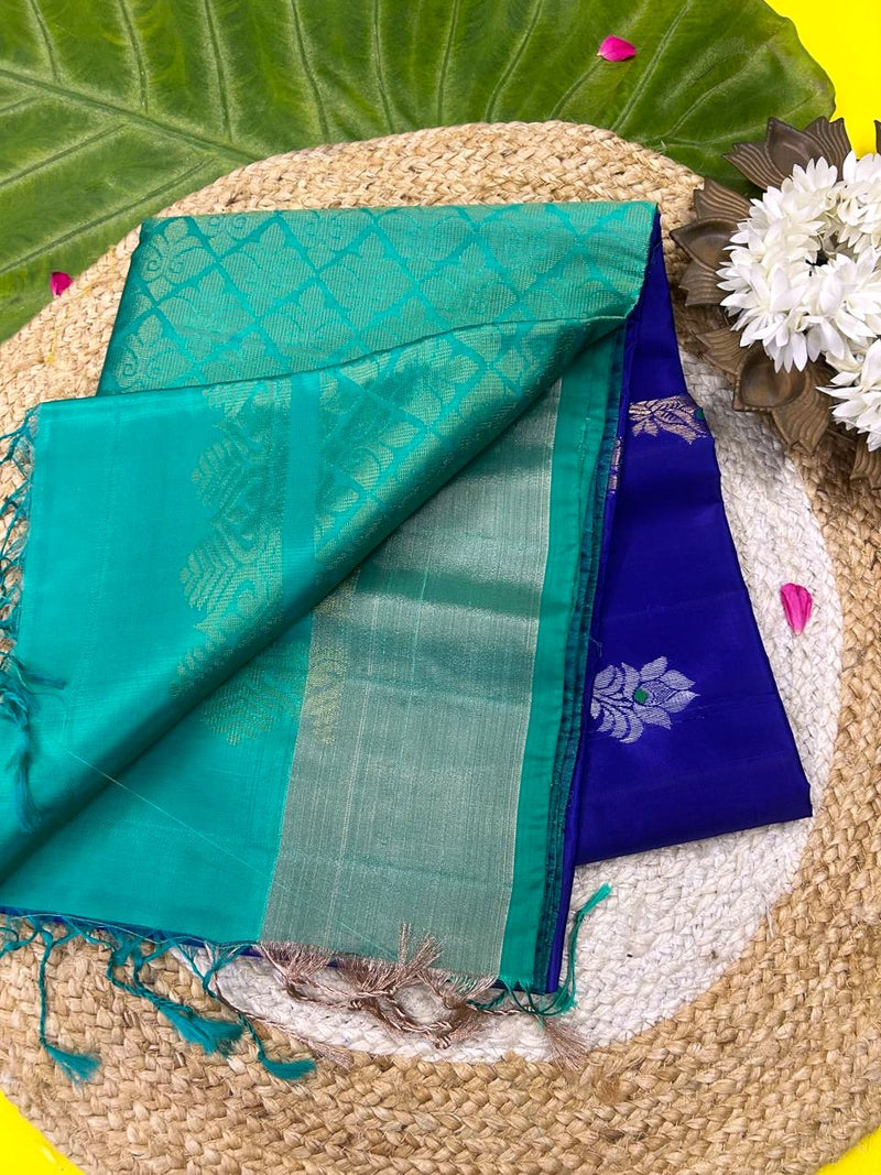 Pure handloom silk saree m001|Light Weight |Krisa