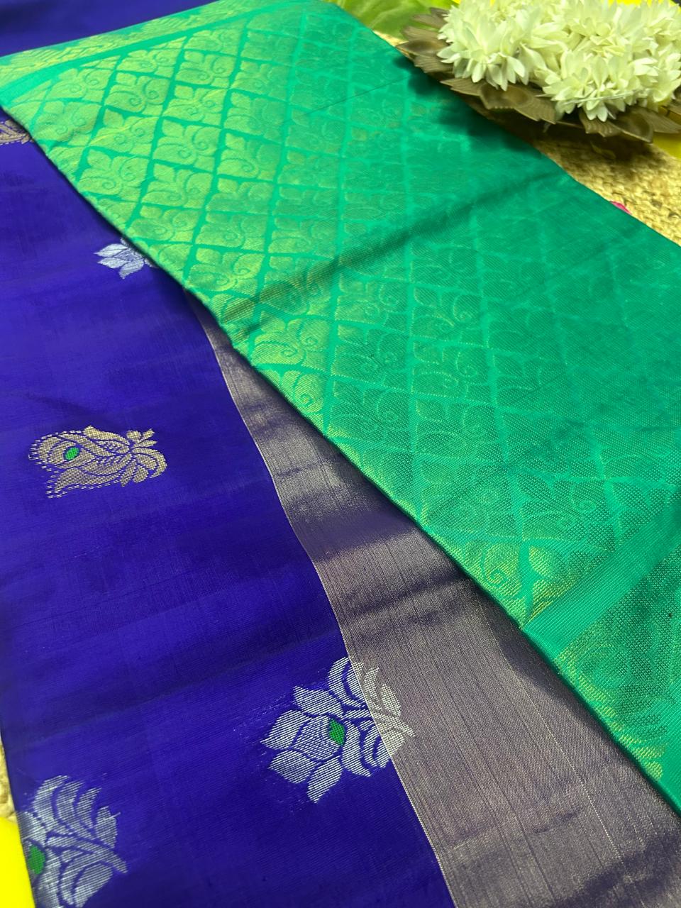 Pure handloom silk saree m001|Light Weight |Krisa