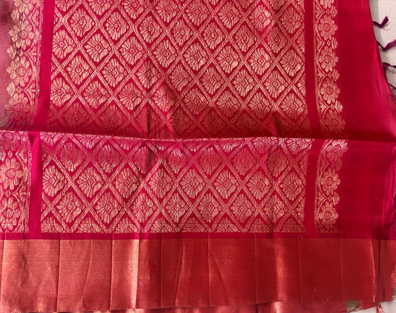 Pure handloom  soft silk saree m003|Light Weight |Krisa