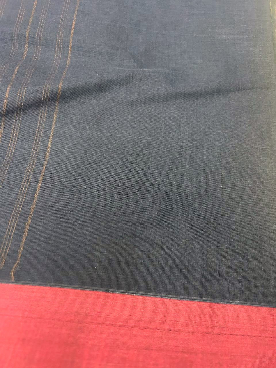pure cotton sarees -self design with blouse 003