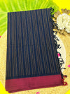 pure cotton sarees -self design with blouse 001
