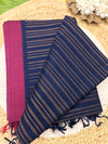 pure cotton sarees -self design with blouse 003
