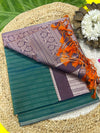 Soft silk saree-with grand work with dual shade-with blouse