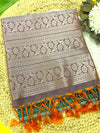 Soft silk saree-with grand work with dual shade-with blouse