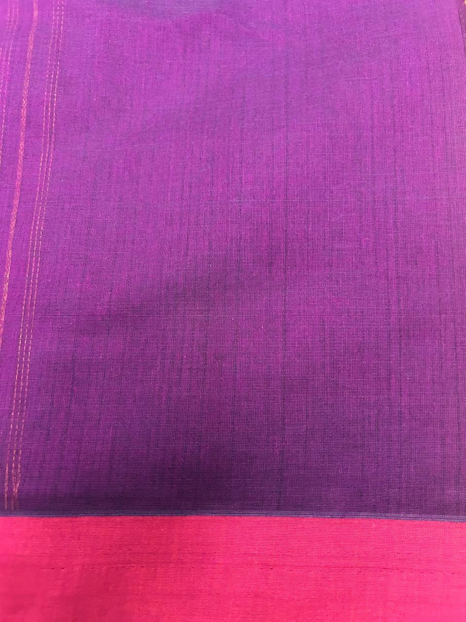 pure cotton sarees -self design with blouse 002