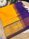 Pure silk cotton with pochampally border with contrst blouse001