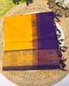 Pure silk cotton with pochampally border with contrst blouse001