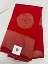 Pure Gulab Viscose Silk Saree |Rose Glow Elegance |Royal Red |KRISA