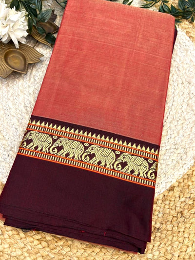 Pure Narayanapet Cotton Saree with Blouse | Handloom Traditional Wear 555p1