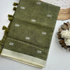Semi-Linen Saree-Breathable Luxury with Effortless Style | Krisa Collections