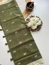 Semi-Linen Saree-Breathable Luxury with Effortless Style | Krisa 002