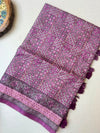 Royal Office Wear Saree| Elegant Embroidery Work Saree | Elegant Lavender Party Wear saree|  Light Weight  | Krisa Collections
