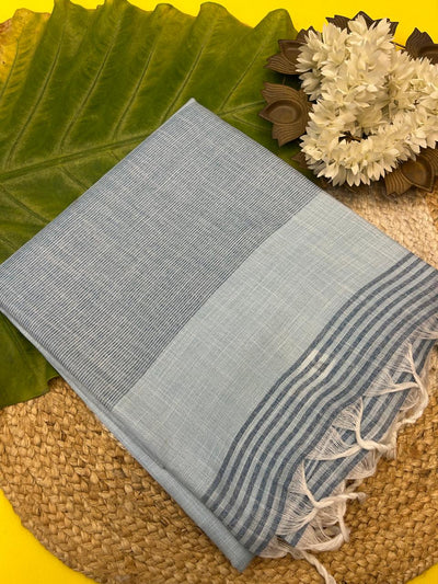 Khadi Classics with a Soft Shimmer Glow -pastel blue|KRISA
