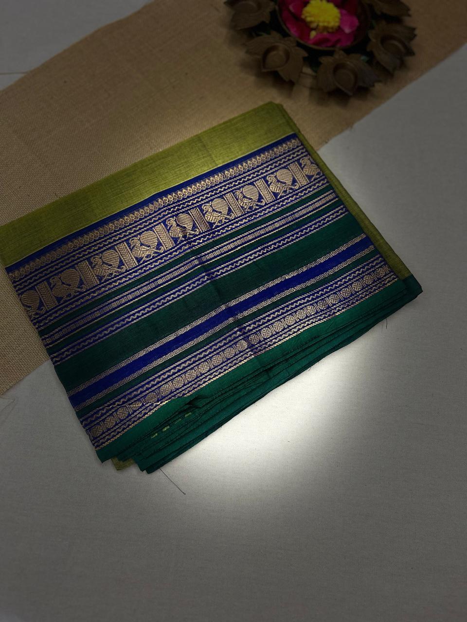 Chettinad Cotton  Saree | Timeless Elegance – Krisa 005