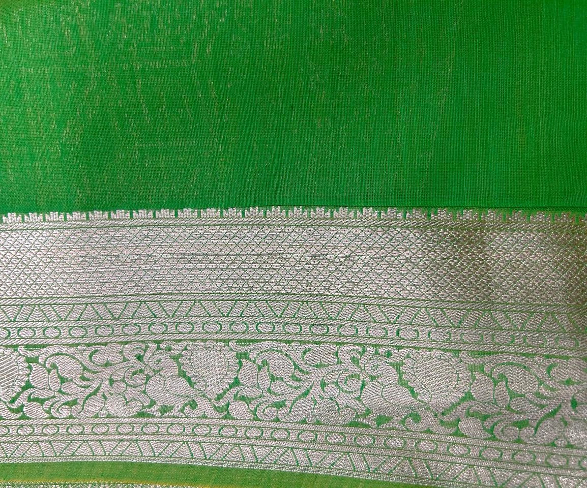 Exclusive silk cotton saree with running blouse 001