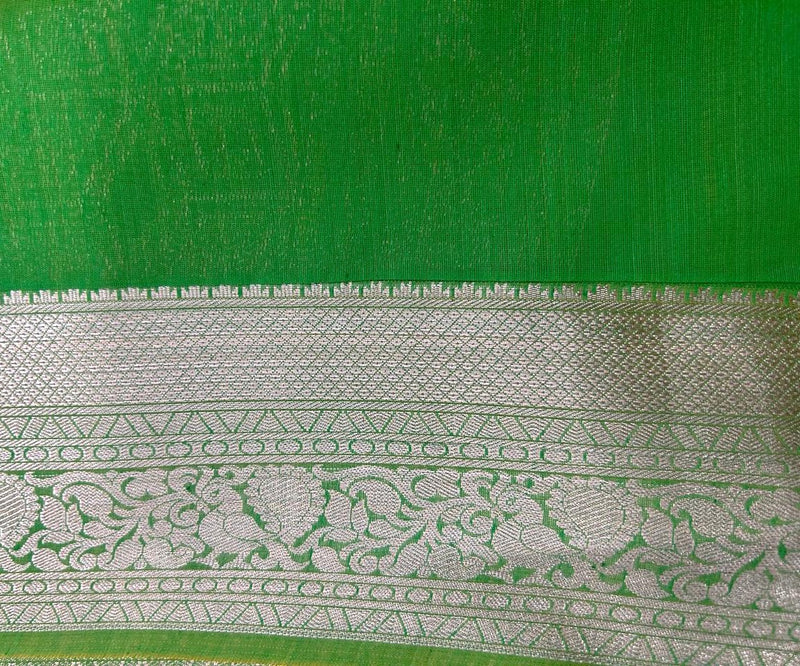 Exclusive silk cotton saree with running blouse 001