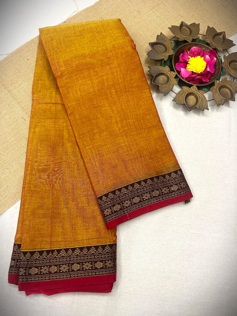 Pure Narayanapet Cotton Saree with Blouse | Handloom Traditional Wear 555p8
