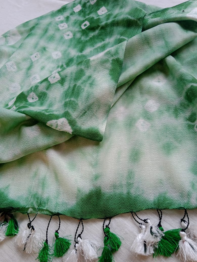 Pure Cotton Linen Tie & Dye Dupattas