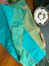 soft-silk saree-Blue