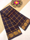 Pavithra Kattam Sungudi cotton saree with peacock border 007
