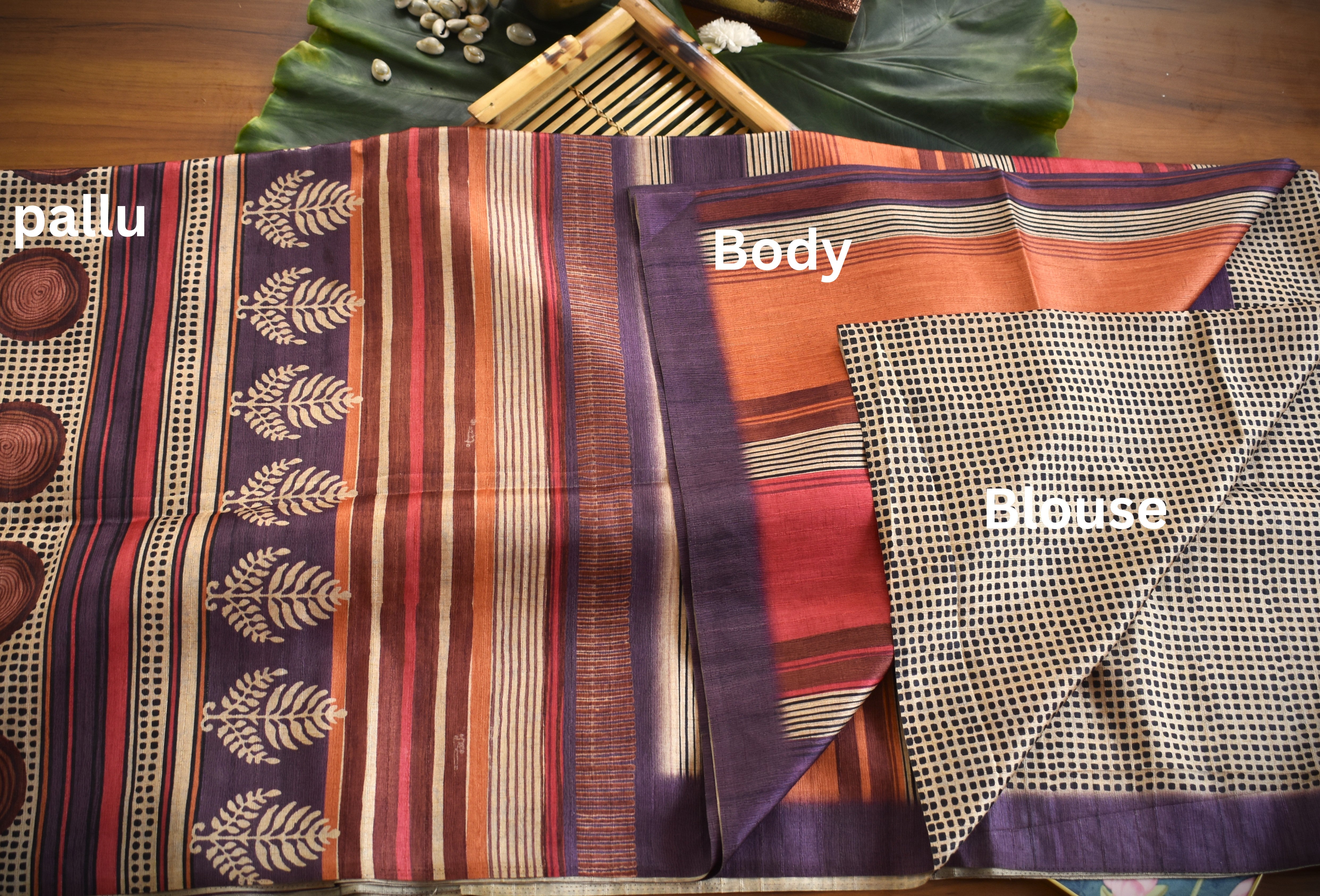 Warm Tussar Silk Sarees |Fresh Boutique Style Sarees 005|KRISA